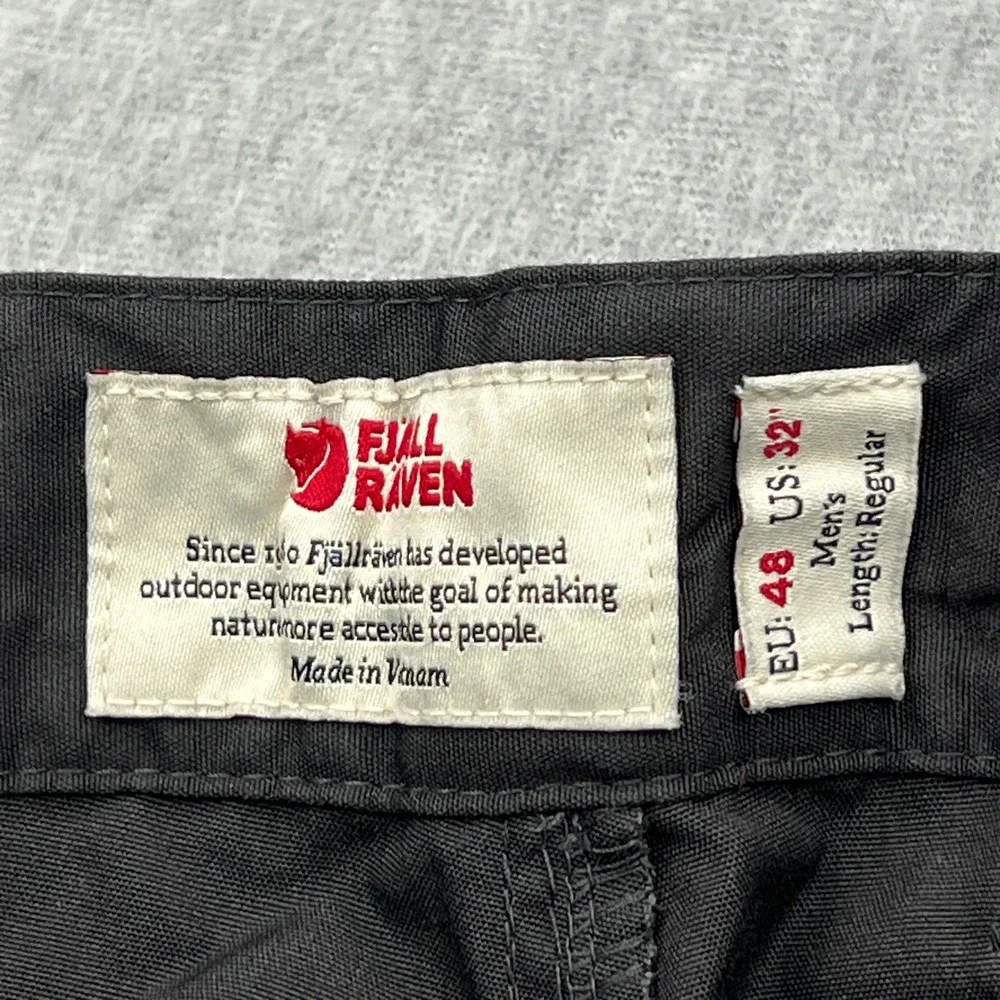 Fjallraven Vidda Pro Trousers Mens 32 Dark Grey G-1000 Reinforced Cargo Pants